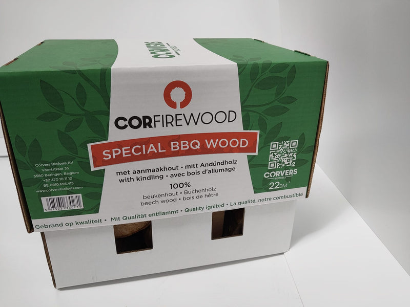 CORFirewood - BBQ-hout Beuk met aanmaakhout