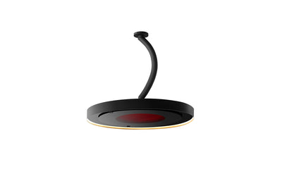 curved ceiling pole bromic eclipse pendelend