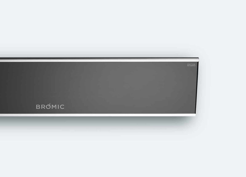 Bromic Platinum zwarte terrasverwarmer inbouw bundel 3400W (2x)