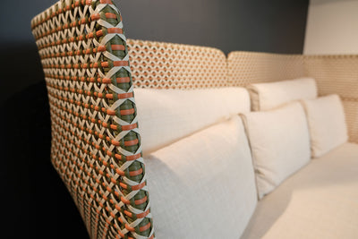 Design Buitenkansje - DEDON Mbarq - Driezit met hoge rug