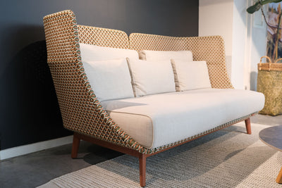 Design Buitenkansje - DEDON Mbarq - Driezit met hoge rug