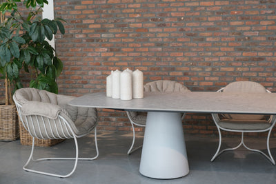 Design Buitenkansje - ROYAL BOTANIA Conix - Low Dining tafel