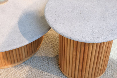 Design Buitenkansje - TRIBÙ Otto - Koffietafel diameter 90 cm