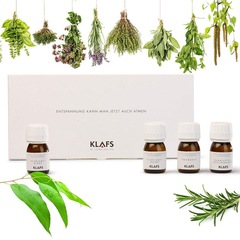 Klafs Sauna coffret parfum 100% concentrés d&