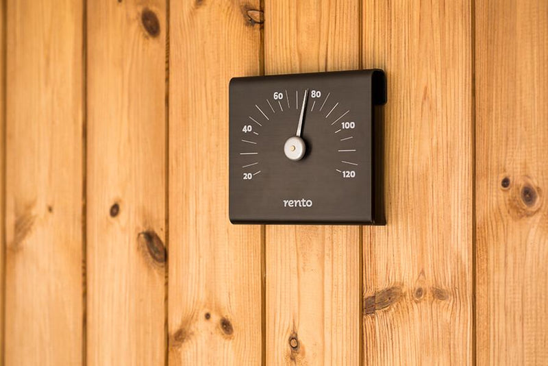Thermometer Sauna Zwart