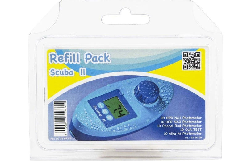 scuba 2 digitale tester navul pakket refill pack tabletten pills hanolux