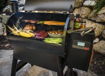 hanolux barbecues traeger ironwood 650 grill pellets